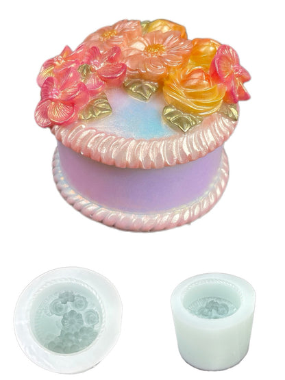 Mini Cake Molds – 5cm Resin Molds for DIY Fridge Magnets, Charms & Miniature Food Art (Easy Release, Non-Stick)