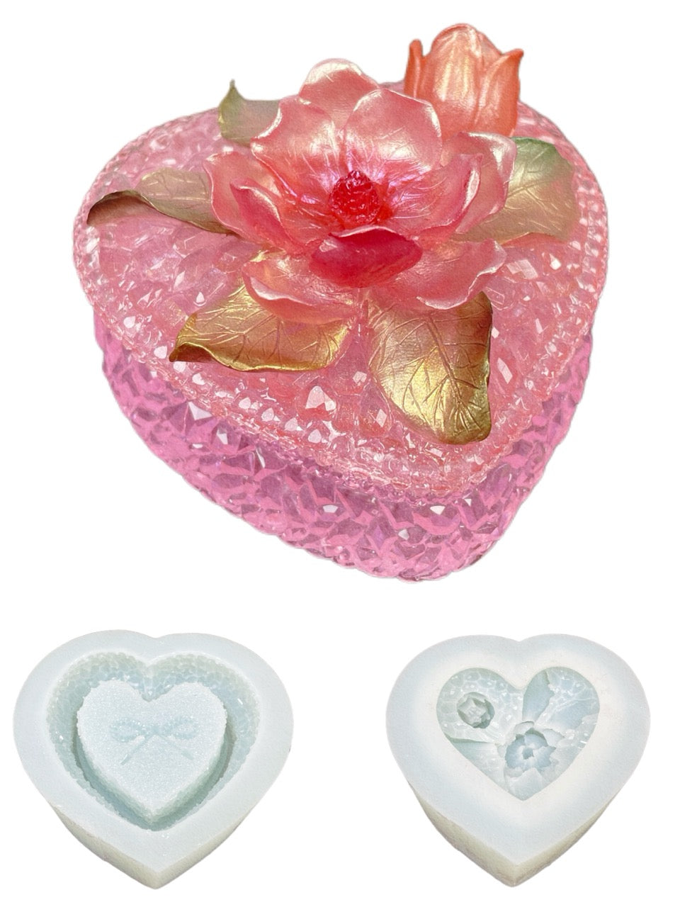 Crystal Jewelry Box Molds – Perfect for DIY Resin Crafts