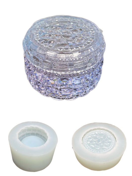 Mini Crystal Jar Resin Molds – Silicone Molds for Epoxy Crafts & Cute Storage