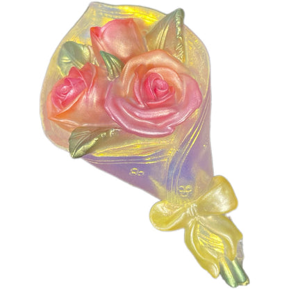Mini Rose Bouquet Silicone Molds – 2D Epoxy Resin Molds for Fridge Magnets & Floral Crafts