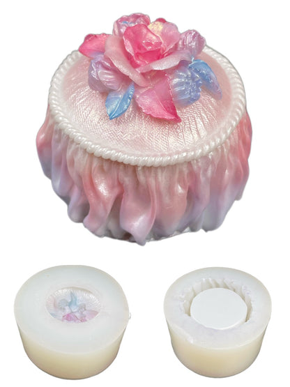 Floral Jewelry Box Silicone Molds – Elegant Resin Casting Molds for Epoxy Crafts & Storage