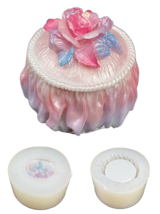Floral Jewelry Box Silicone Molds – Elegant Resin Casting Molds for Epoxy Crafts & Storage