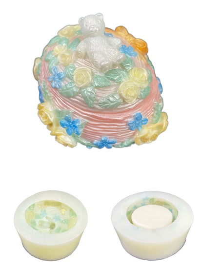 Bear Trinket Box Resin Molds – DIY Silicone Molds for Epoxy Crafts