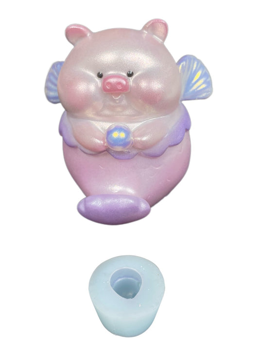 Mermaid Pig Silicone Mold for Resin Casting | Cute Fantasy Piggy Epoxy Mold | Handmade Art Craft Tool