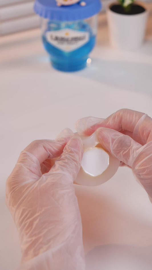 Cute Piggy Dessert Duo - Shimmering Epoxy Resin Figures (Cupcake Pig & Shrimp Pig)